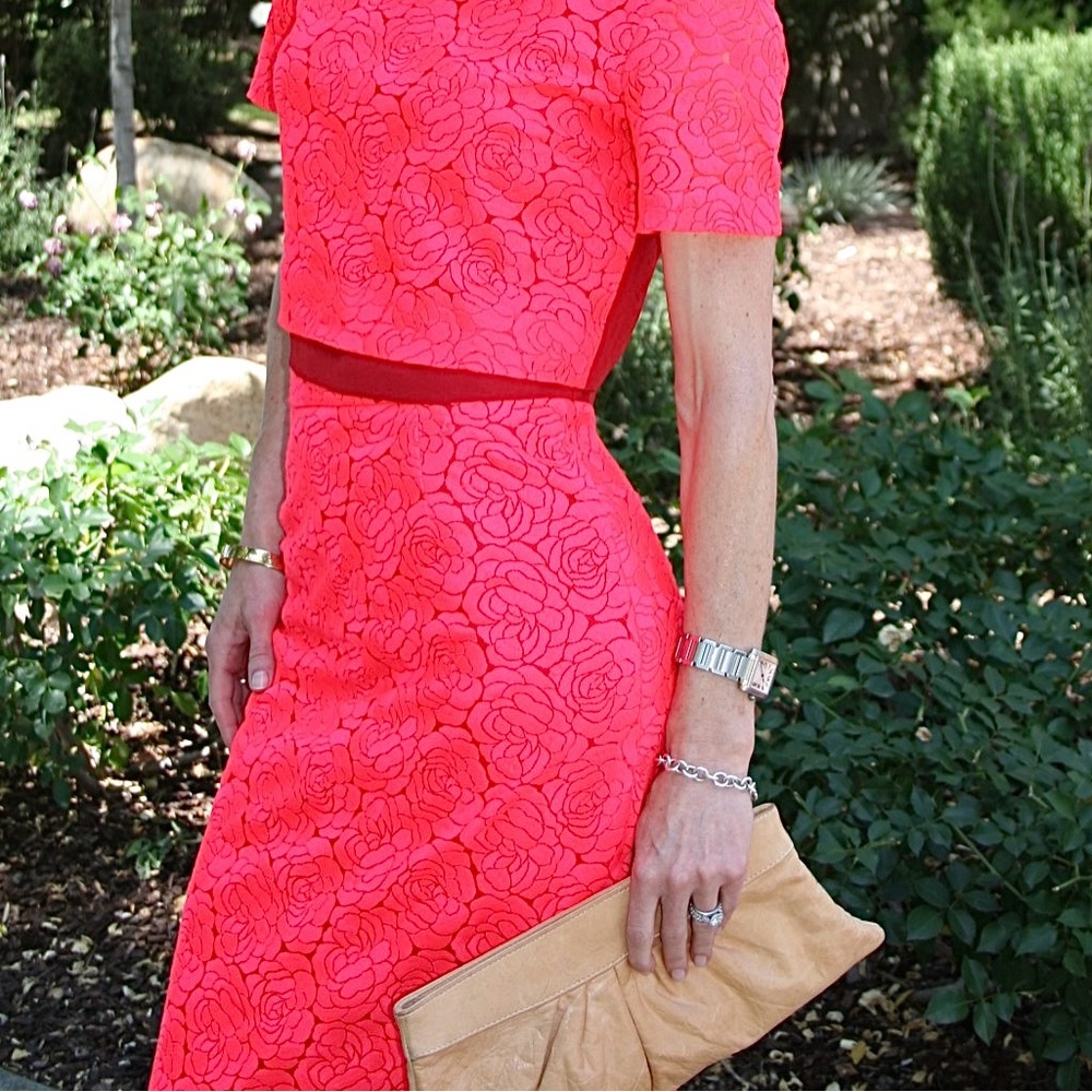NWT A.L.C. Towner Rose Embroidered Skirt